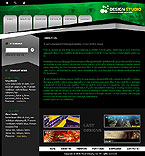 View Larger Screen Shot of Free Web Template from AquaTemplates.com