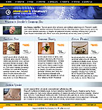View Larger Screen Shot of Free Web Template from AquaTemplates.com